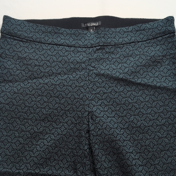 Roz & Ali Teal and Black Patterned Trousers - Picture 1 of 9